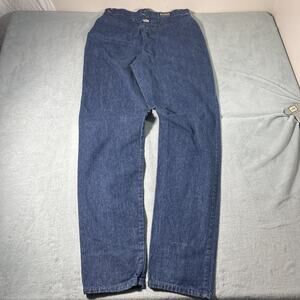 Y2K Rough Riders Buckle Back Style Jeans Womens 15 32x36 Bare Back High Rise USA